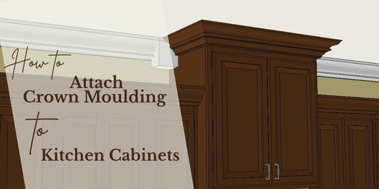 How to Attach Crown Moulding to Kitchen Cabinets