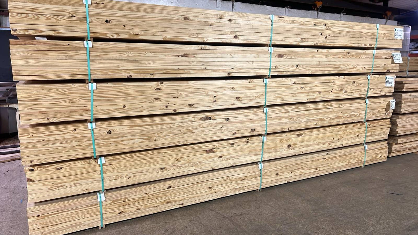 2x6x10' S4S Yellow Pine #2Prime