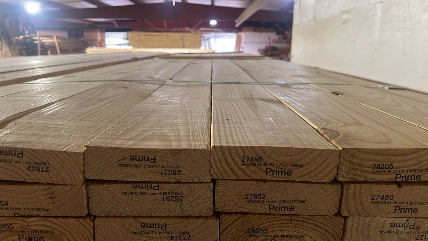 2x6x16' S4S Yellow Pine #2Prime
