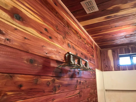 Eastern Red Cedar V-Groove Wall Panels 1x6x8'