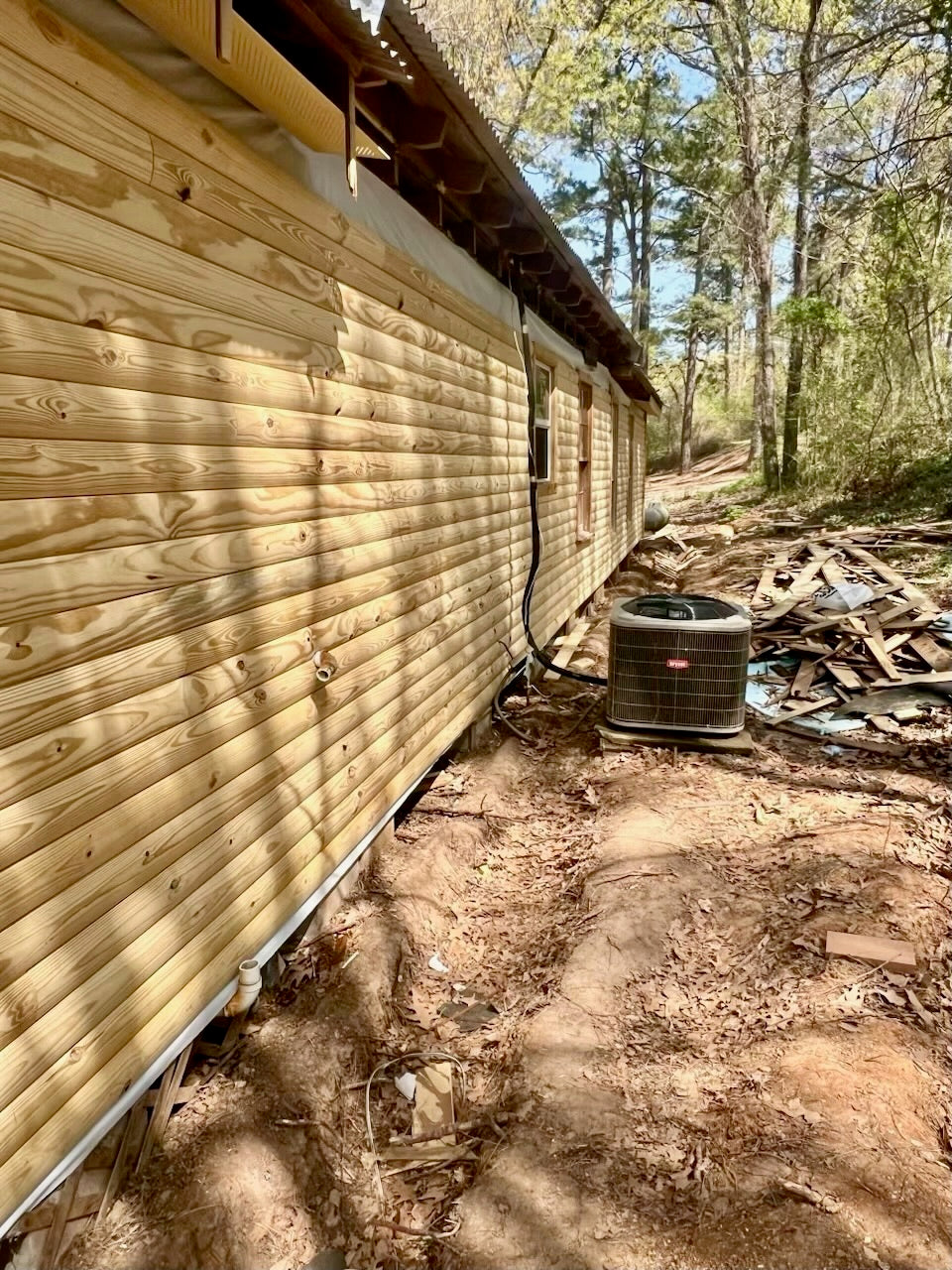 2x6x10' Pine Log Cabin Siding