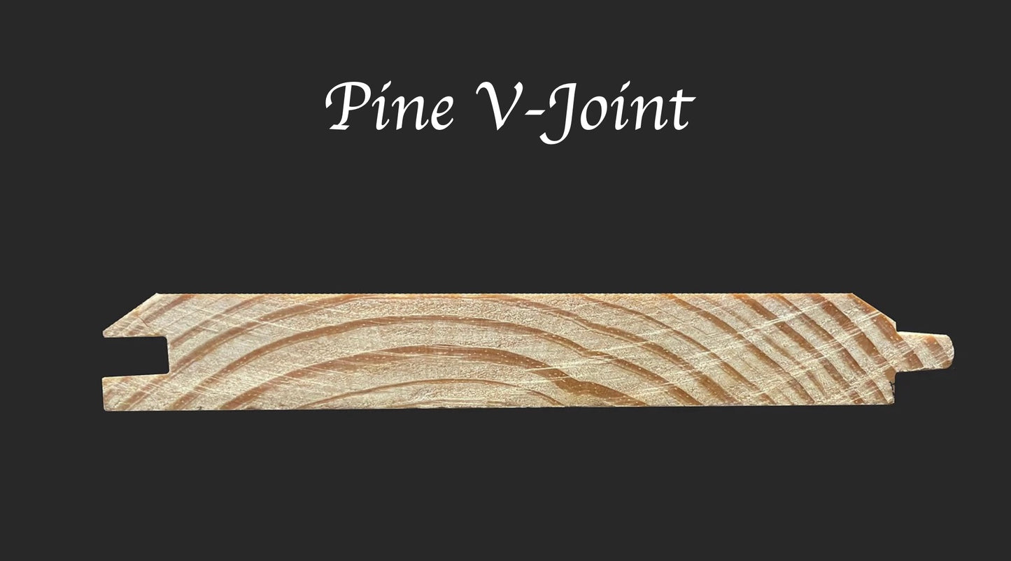 V-Groove 1x6x14' Knotty #2 Grade Pine