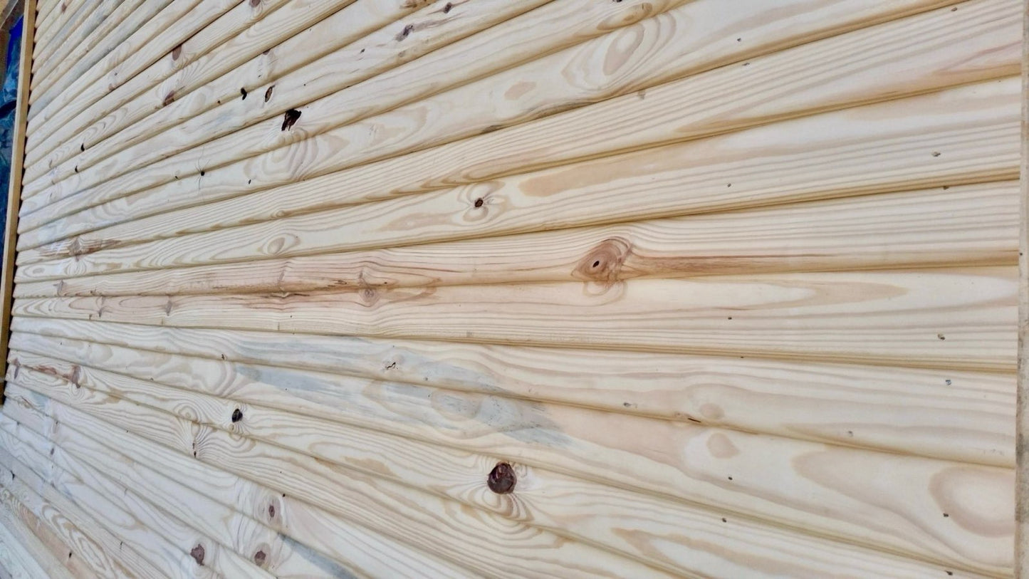 Pine #117 Double Tear Drop Siding 1x6x16'