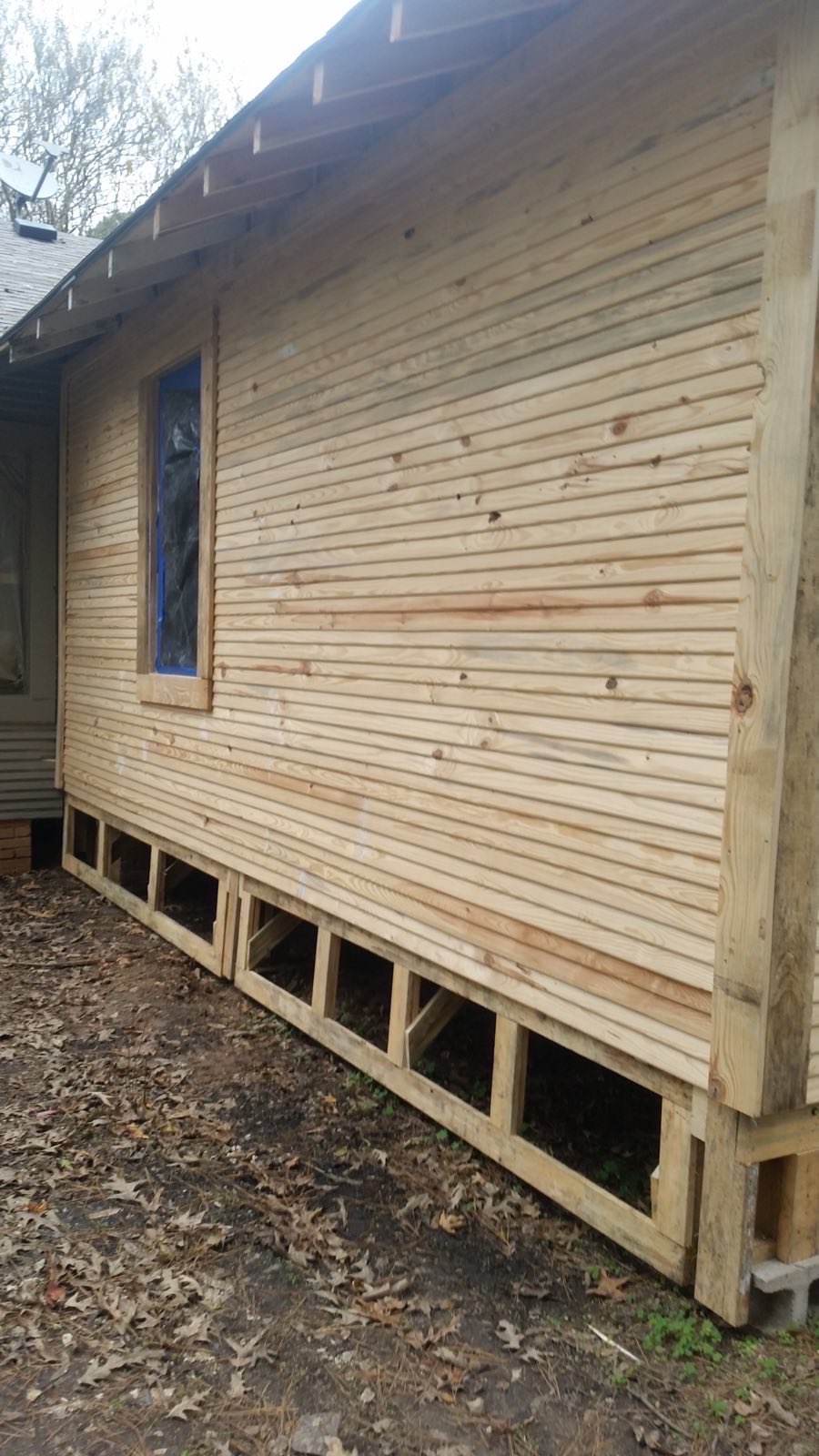 Pine #117 Double Tear Drop Siding 1x6x16'
