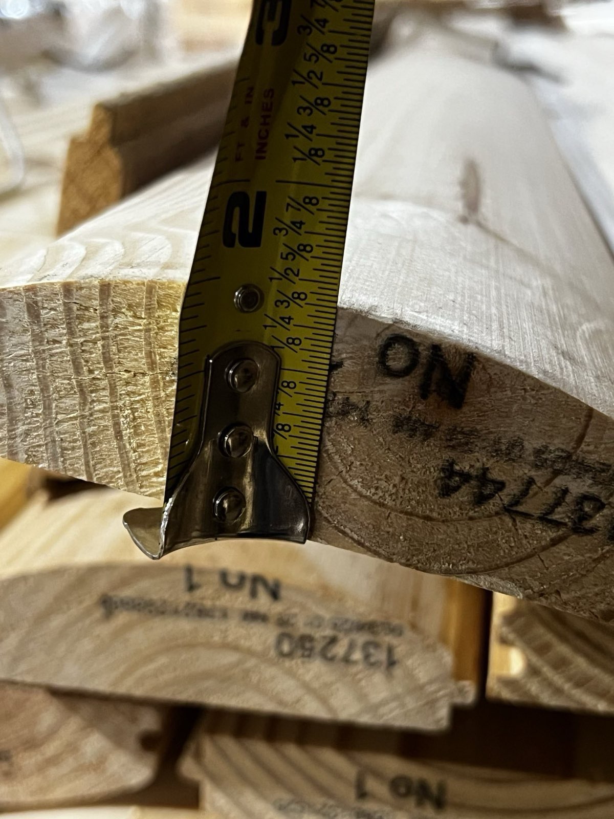 Revestimiento de cabaña de troncos de pino de 2 x 6 x 10 pies