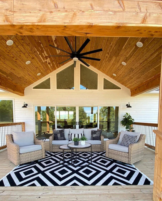 1/2" x 5"x 8' Eastern Red Cedar V-Groove / Flat T&G Back, Reversible Profile