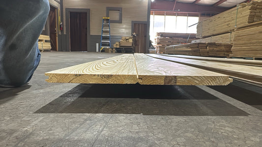 1x8x10' Reversible Nickel Gap / V-Groove