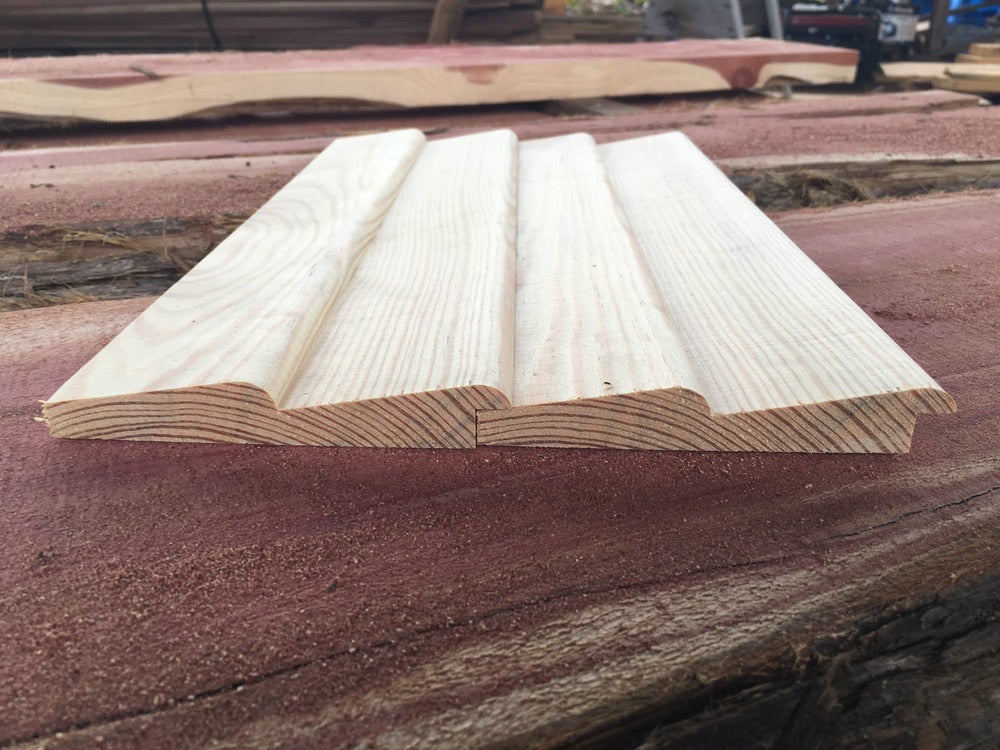 Pine #117 Double Tear Drop Siding 1x6x10'