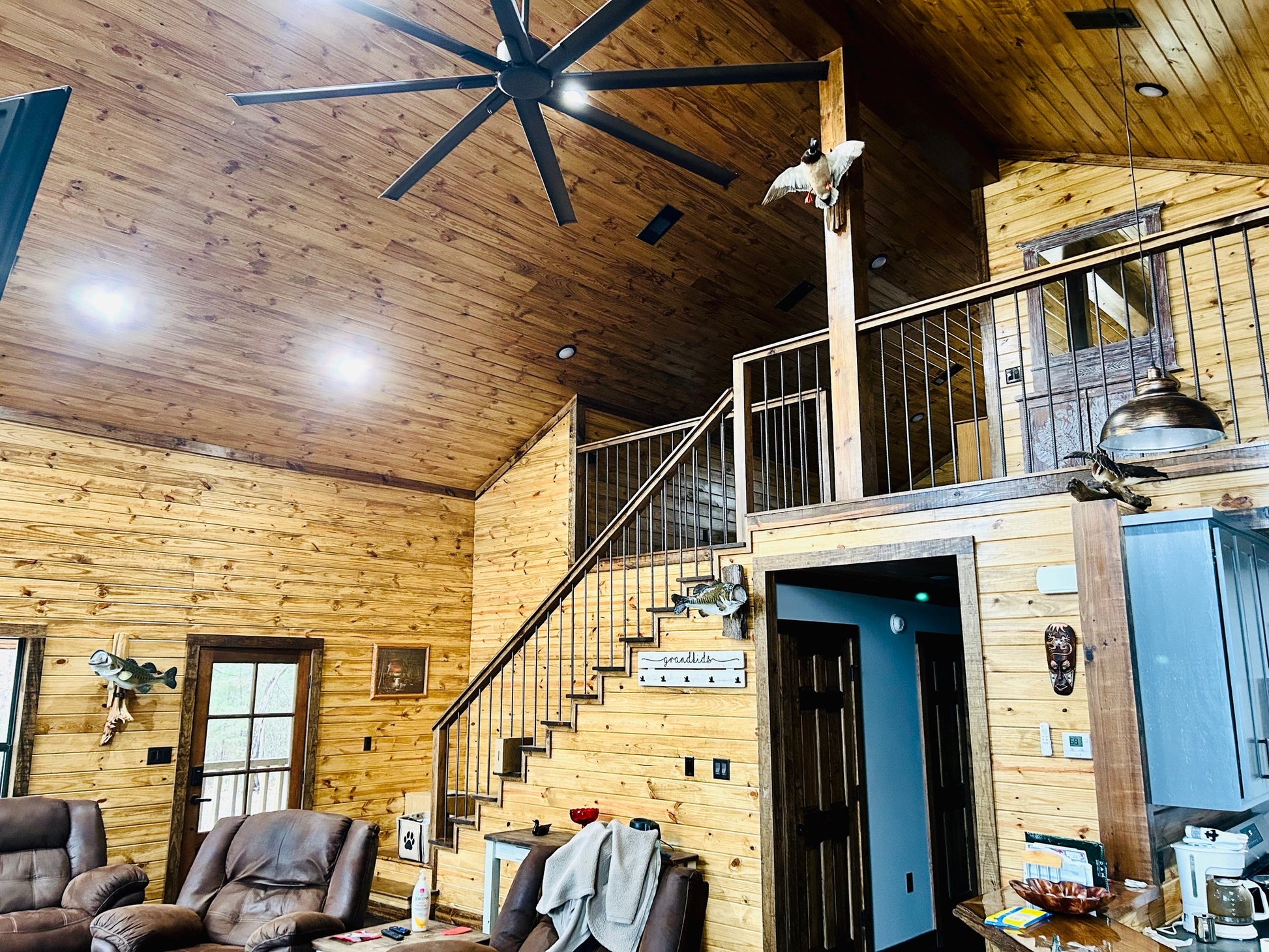 Knotty #2 T&G V-Groove Walls and Ceilings in House