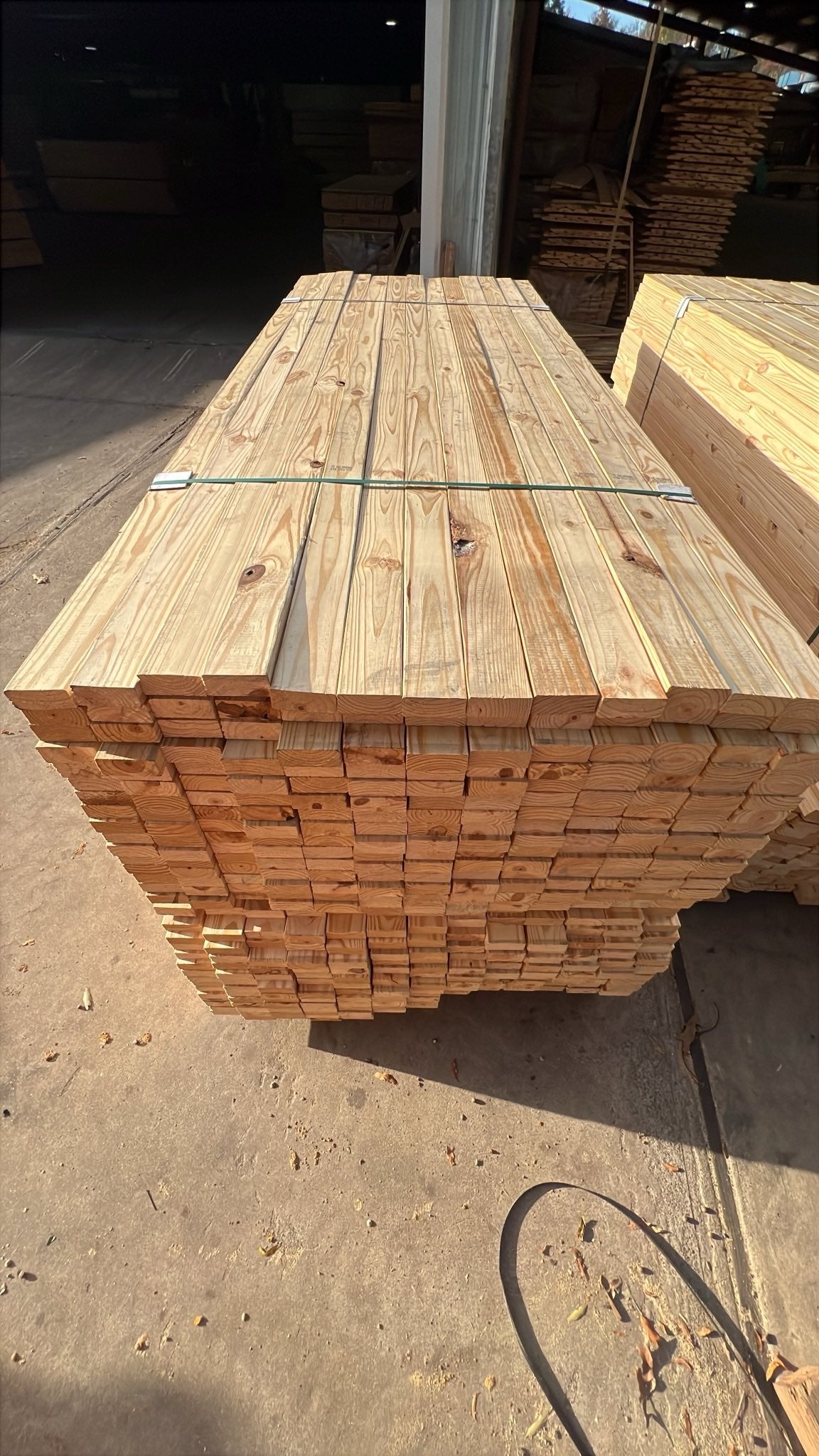 2x4x12' S4S Yellow Pine #2Prime