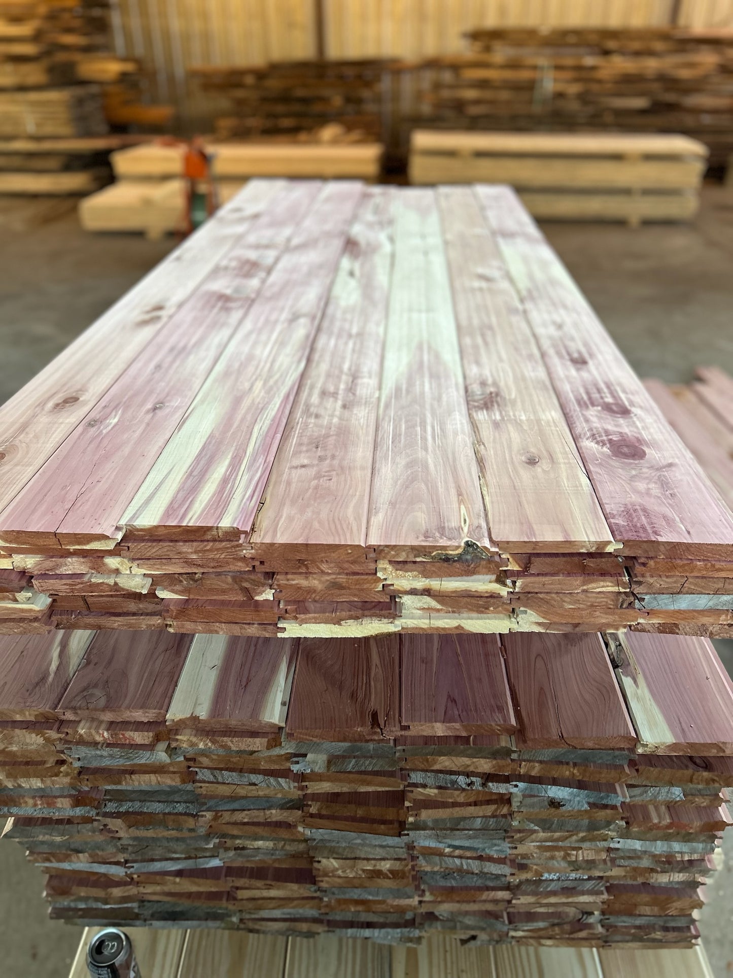 Eastern Red Cedar V-Groove Wall Panels 1x6x8'