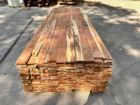 1x4 Rustic Cabin Grade Red Cedar V-Groove Wall Panels