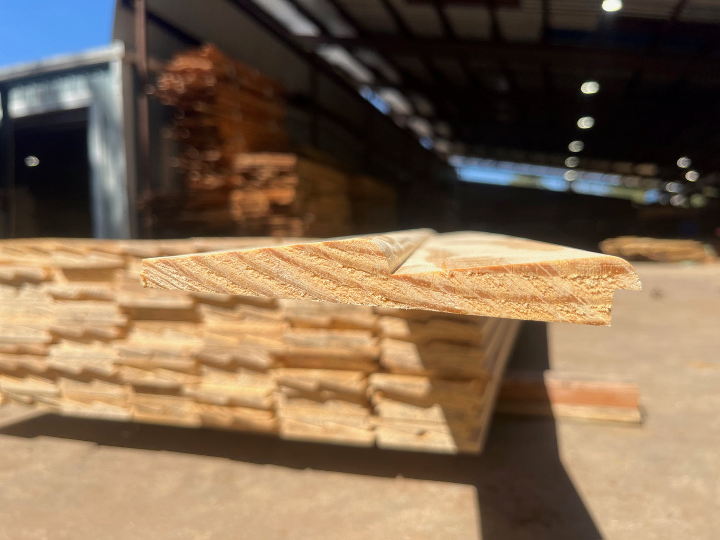 Pine #117 Double Tear Drop Siding 1x6x10'