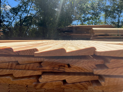 Pine #117 Double Tear Drop Siding 1x6x10'