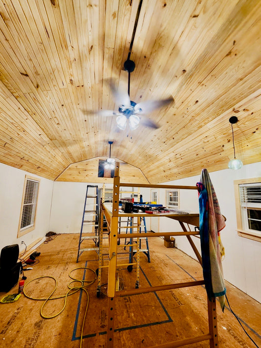 V-Groove 1x6x16' Knotty #2 Grade Pine, sold by the Square Foot
