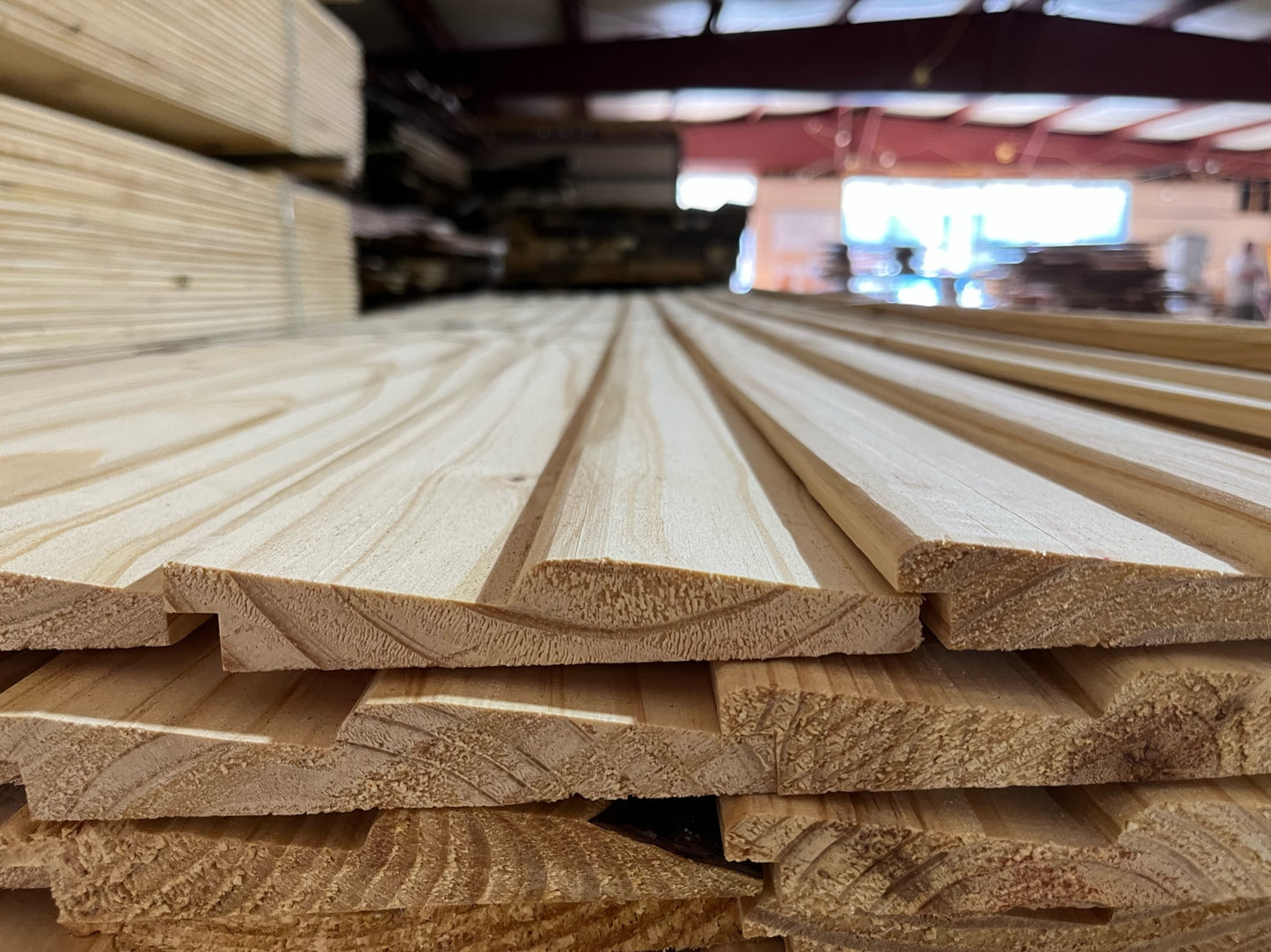 Pine #117 Double Tear Drop Siding 1x6x10'