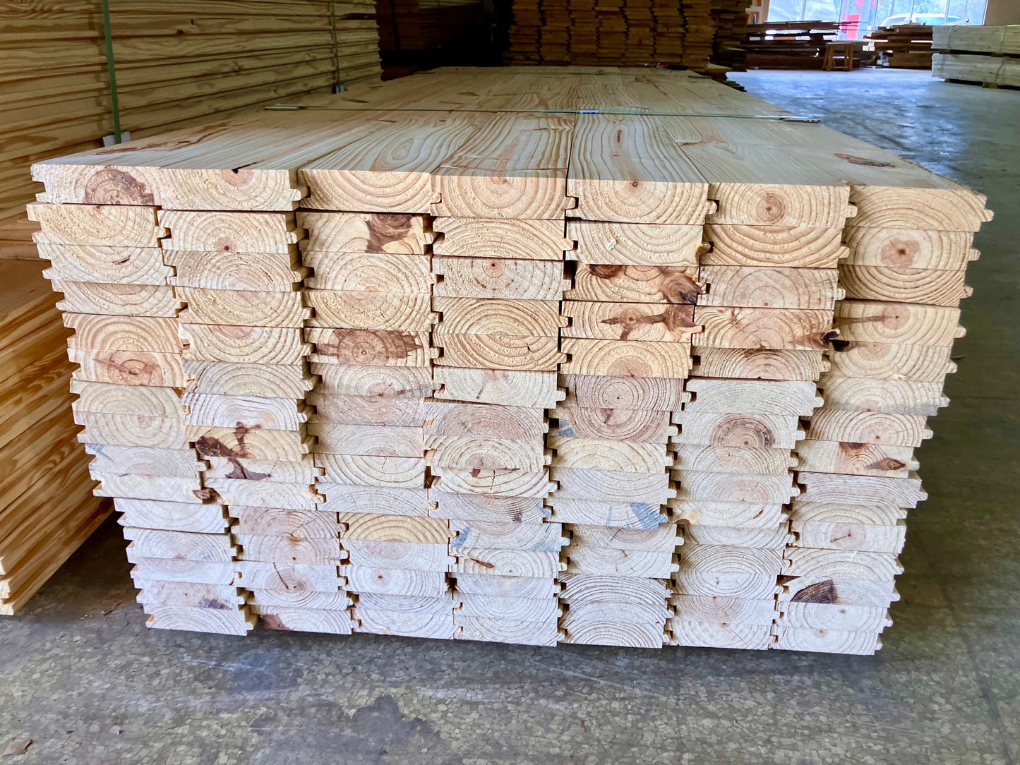 T&G Pine Flooring 2x6x10' Knotty #2 Grade Pine