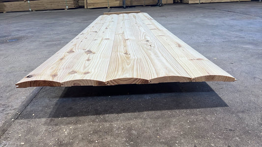 Log Cabin Siding 2x10"x16' Knotty #2 Grade Pine