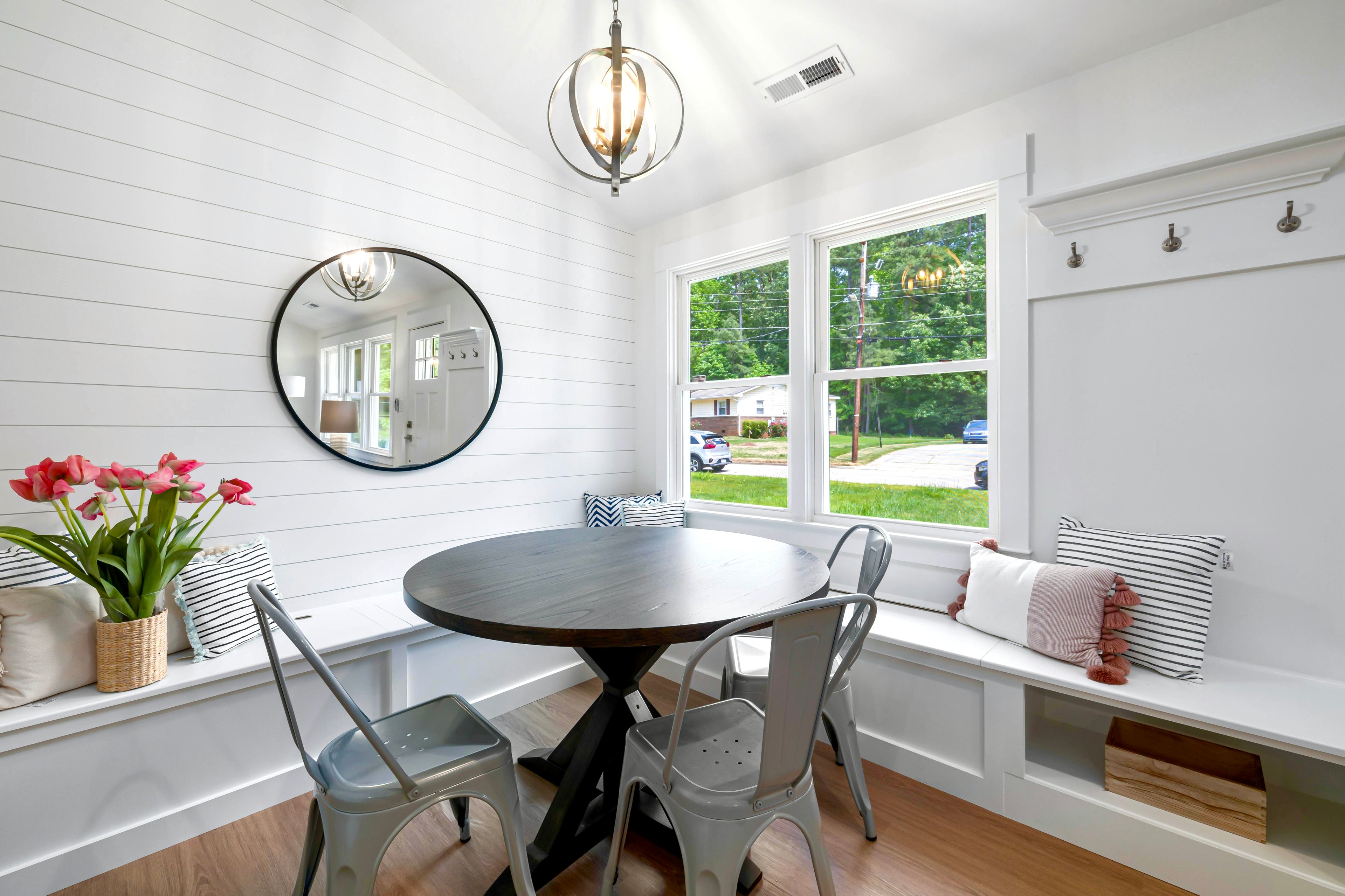Whitewashed 1x6 Pine Shiplap Siding