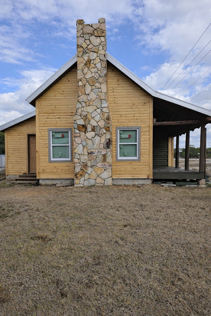 Revestimiento de cabaña de troncos de pino de 2 x 6 x 10 pies