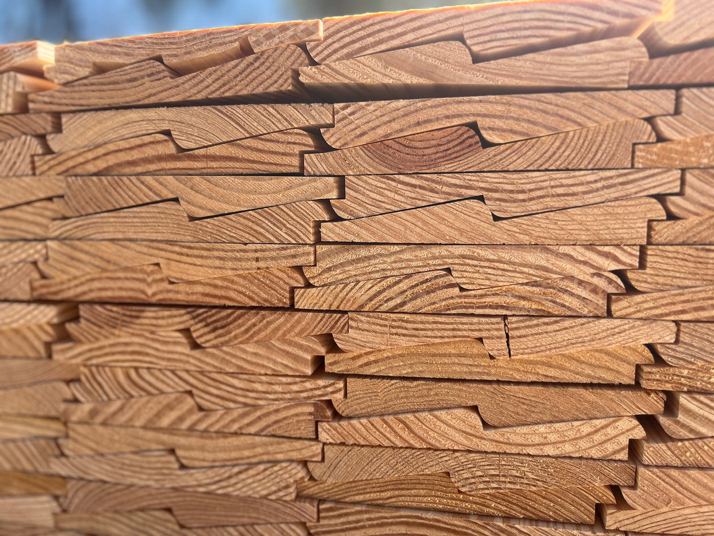 Pine #117 Double Tear Drop Siding 1x6x10'