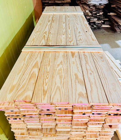 T&G Flooring 1x6x10' #1 D Grade Clear-Grain Pine