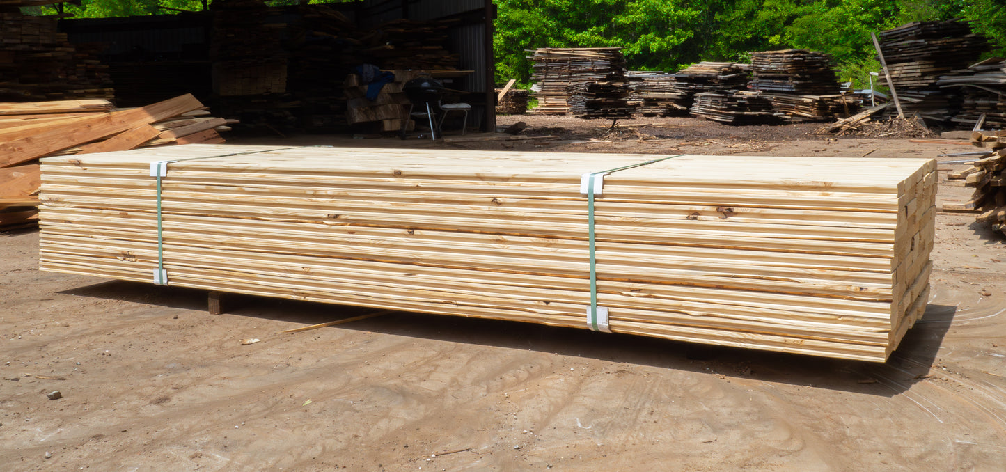 T&G Pine Flooring 2x6x10' Knotty #2 Grade Pine