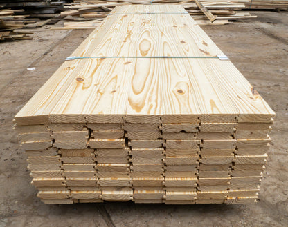 T&G Pine Flooring 2x6x10' Knotty #2 Grade Pine