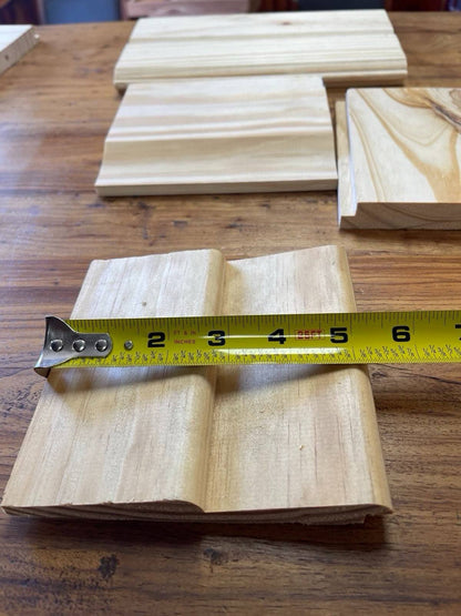 Revestimiento de pino n.° 117 con doble lágrima, 1 x 6 x 10 pies