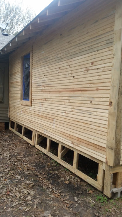 Pine #117 Double Tear Drop Siding 1x6x16'