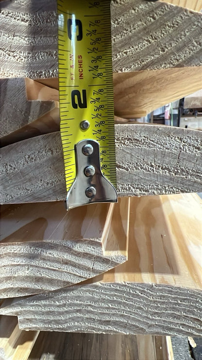 Log Cabin Siding 2x8x10' Knotty #2 Grade Pine