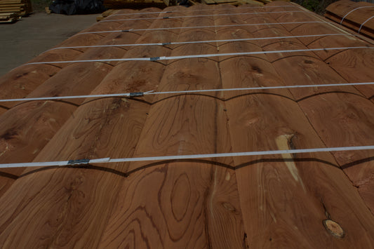 Eastern Red Cedar Log Cabin Siding 2x6x8' ROUGH