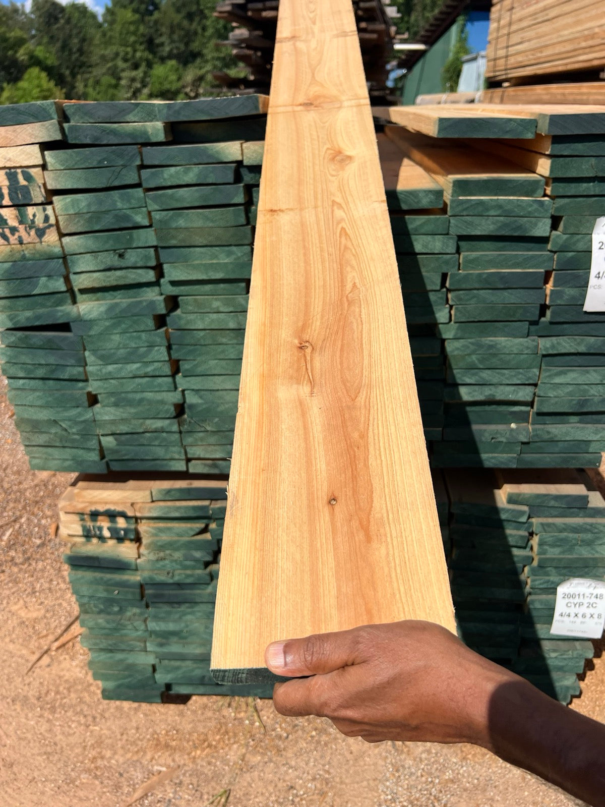 S4S Cypress 1x6x8' (Bald/Southern Cypress)