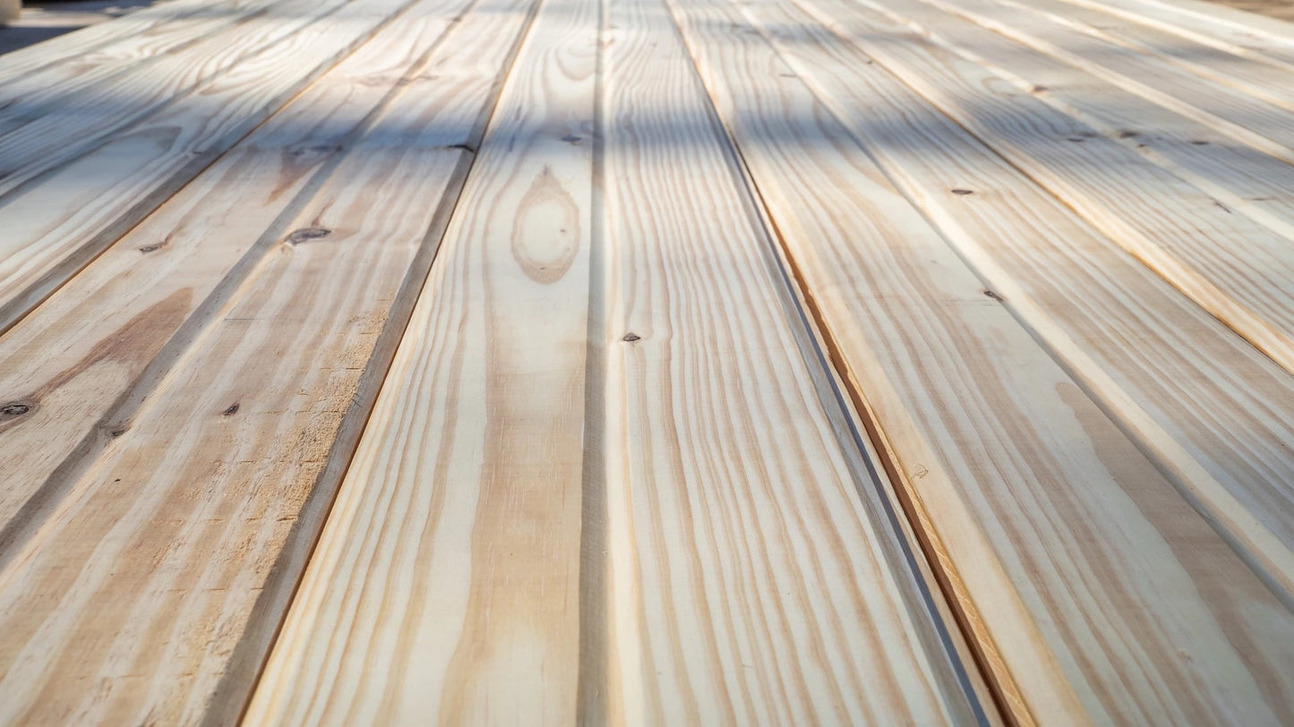 V-Groove 1x6x16' Knotty #2 Grade Pine, sold by the Square Foot