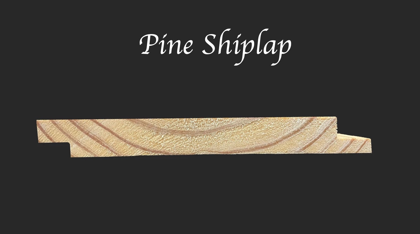 1x6x10' Shiplap - 4.27 SQFT per piece