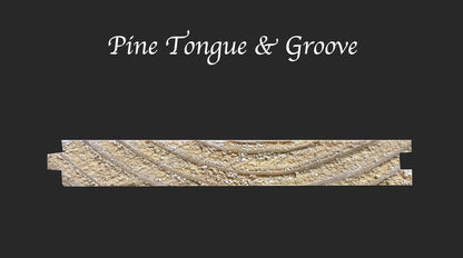 T&G Flooring 1x6x10' #1 D Grade Clear-Grain Pine