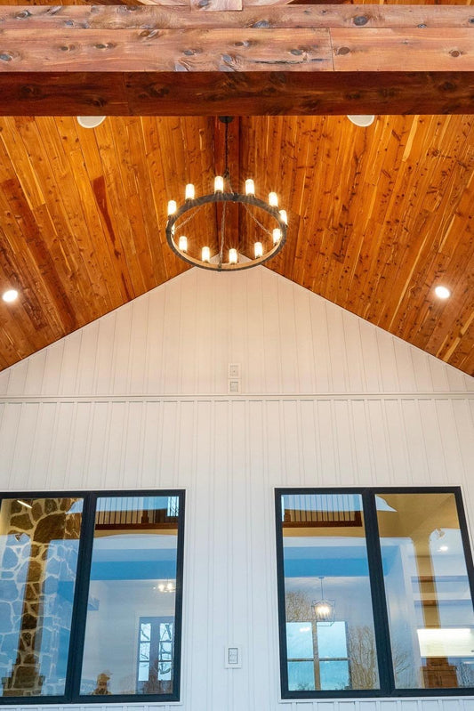 1/2" x 5.5"x 8' Eastern Red Cedar V-Groove / Flat T&G Back, Reversible Profile