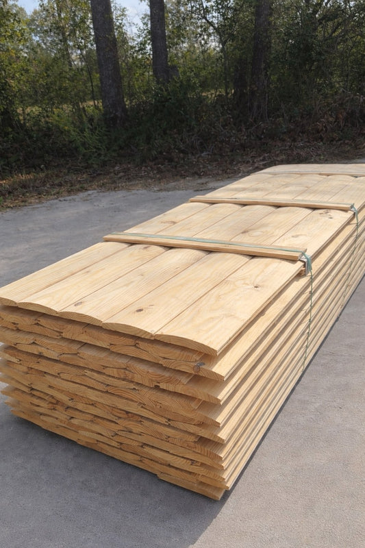 Log Cabin Siding 2x10"x16' Knotty #2 Grade Pine
